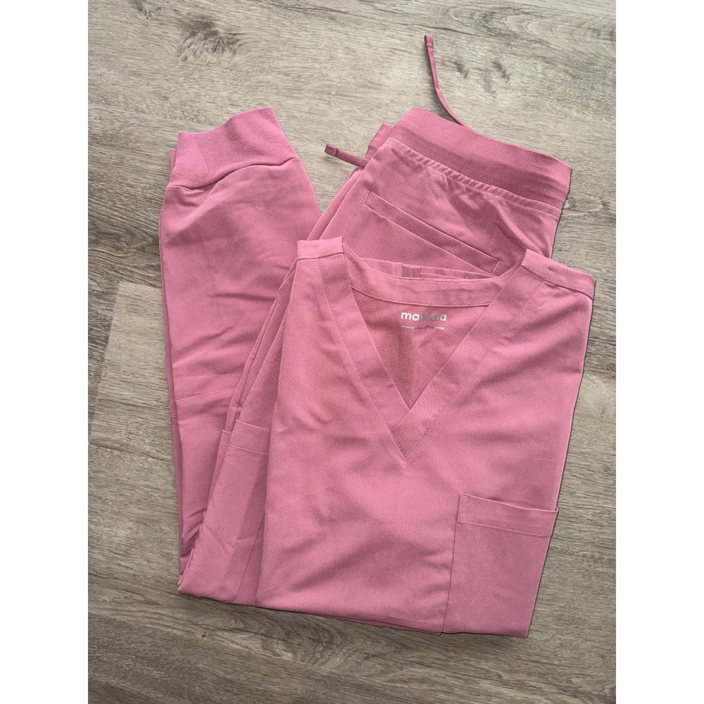 NWOT Mandala Women's Light Pink Nurse Doctor Scrub Set, Small